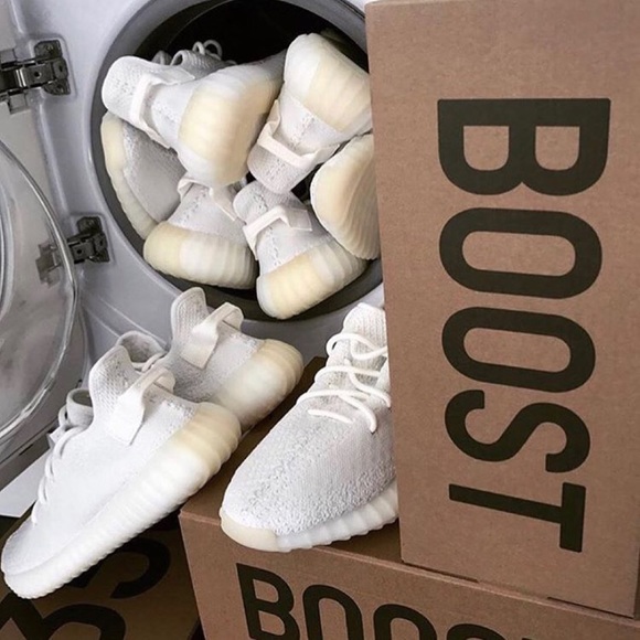 YEEZY Boost 350 V2 Triple White Adidas Sneakers - Picture 13 of 17